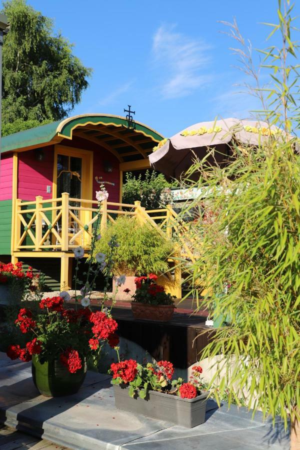 Roulotte La Dominique Bed & Breakfast Romery  Luaran gambar